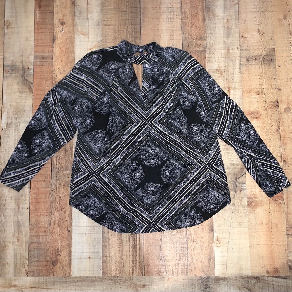 Free People | Boho Style Long Sleeve Blouse